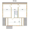 Дом из бруса «Форма соответствует содержанию» 9 × 8.5 м