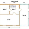 Дом из бруса «Уникальное предложение» 5.8 × 7.9 м