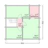 Дом из клееного бруса «Семейная ценность» 8 × 9.7 м
