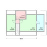 Дом из клееного бруса «Установление миропорядка» 6.5 × 8 м