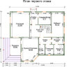 Каркасный дом «Интервенция покоя» 11.5 × 12.5 м