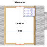 Каркасный дом «Интересный вариант» 4.6 × 5.6 м