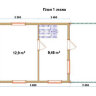 Каркасный дом «Практично, признаю» 4.6 × 8.1 м
